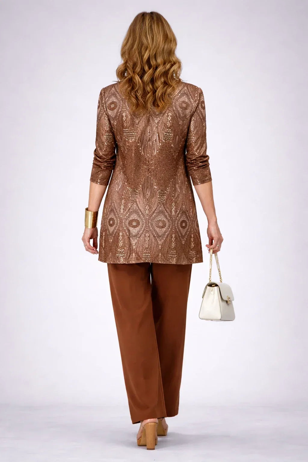 Verolyn rust paisley three-piece set – view 2
