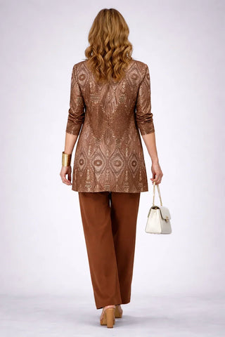 Verolyn rust paisley three-piece set – view 2
