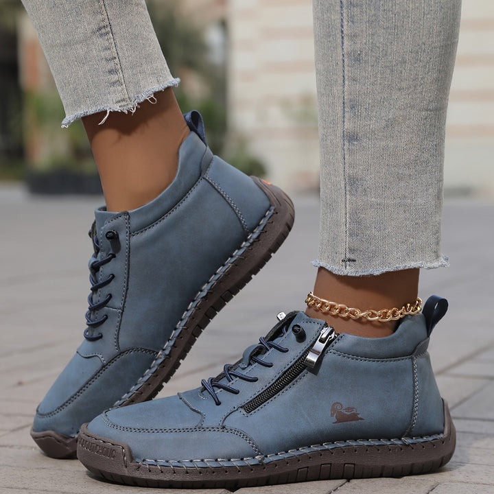 Wide-Toe Comfort Sneakers in Green — VerolynBoutique