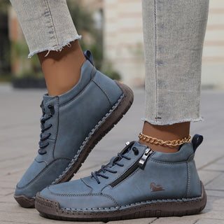 Wide-Toe Comfort Sneakers in Green — VerolynBoutique