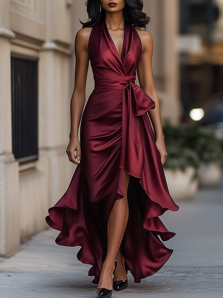 Verolyn - Evening Wrap Maxi Dress