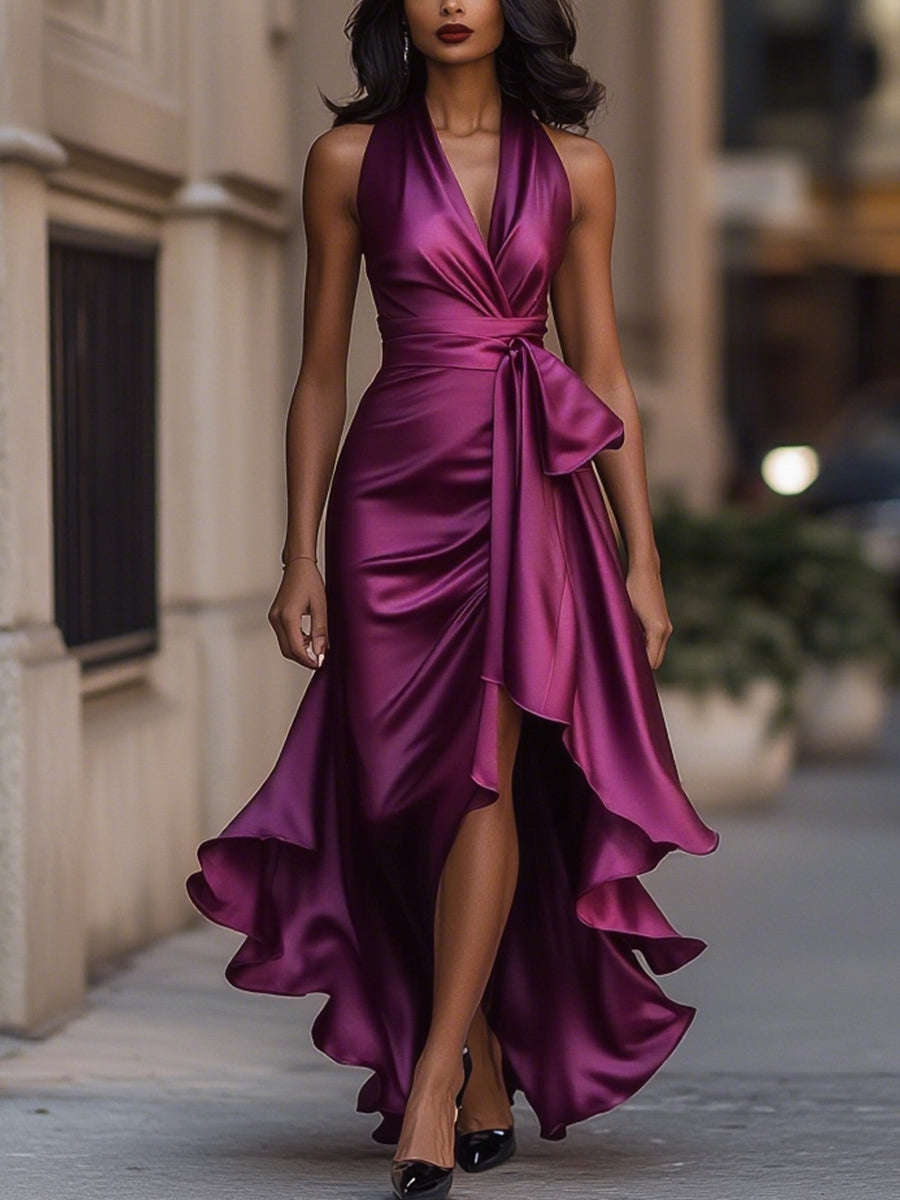 Verolyn - Evening Wrap Maxi Dress