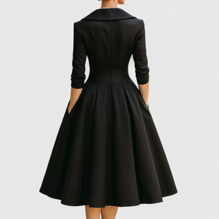 Verolyn - Wrap V-Neck Midi Dress