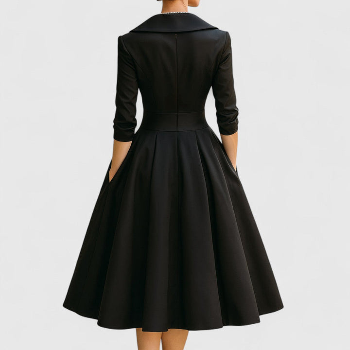 Verolyn - Wrap V-Neck Midi Dress