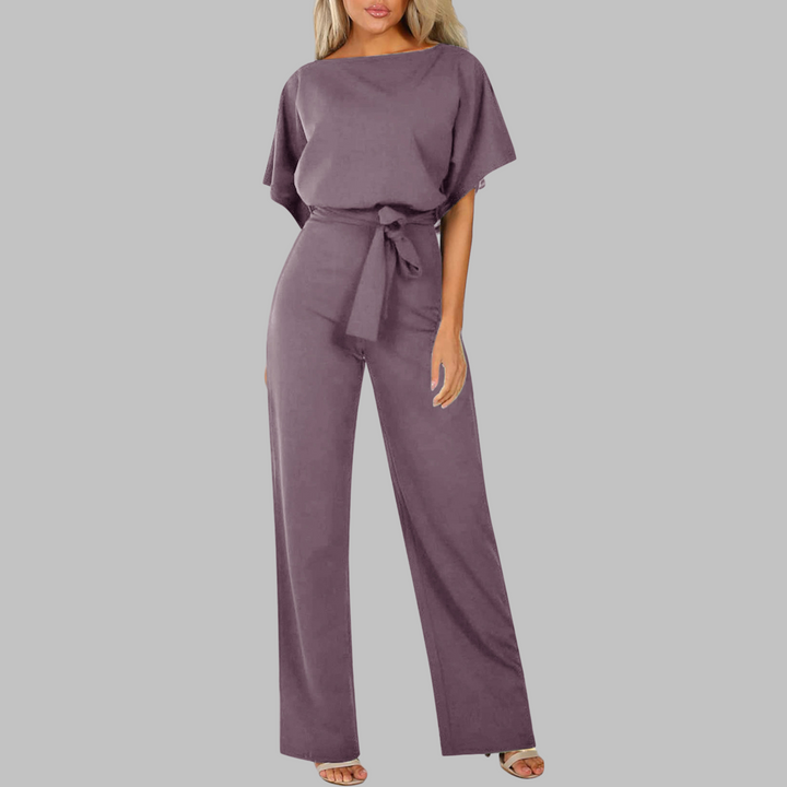 Verolyn - Tie Front Batwing Jumpsuit