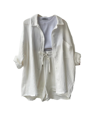 Verolyn - Button-Up Shorts Set