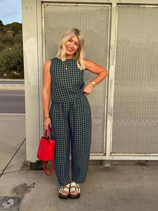 Verolyn - Sleeveless Two-Piece Lounge Set