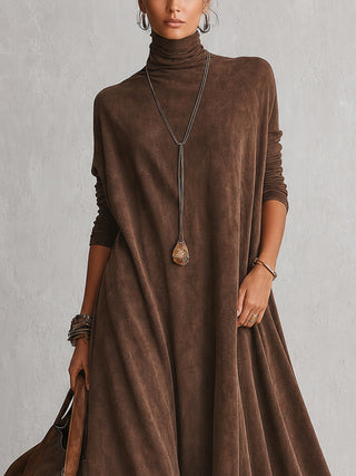 Verolyn suede-look lace hem maxi dress – view 7