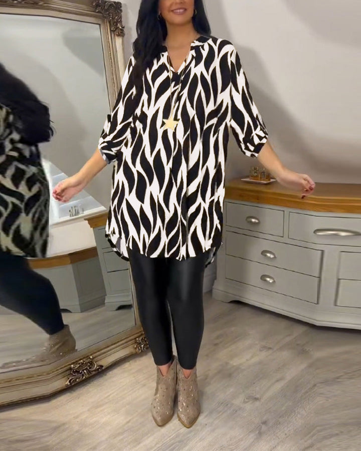 Verolyn - Printed Loose Fit Top