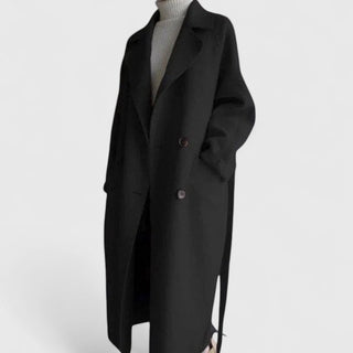 Relaxed Soft Texture Long Coat in Beige — VerolynBoutique
