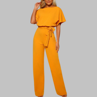 Verolyn - Tie Front Batwing Jumpsuit