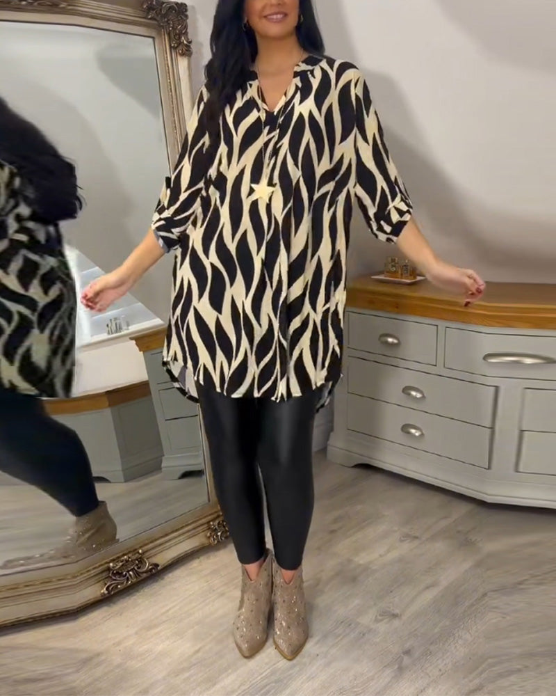 Verolyn - Printed Loose Fit Top