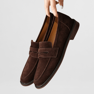Vintage Penny Loafers in Brown — VerolynBoutique