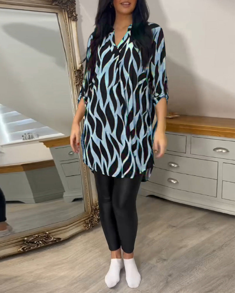 Verolyn - Printed Loose Fit Top