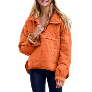 Verolyn - Oversized Hooded Pullover Jacket