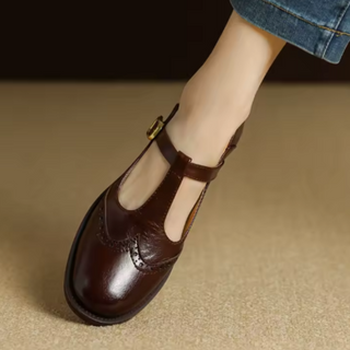 Verolyn cushioned t-strap block heel mary janes – view 12