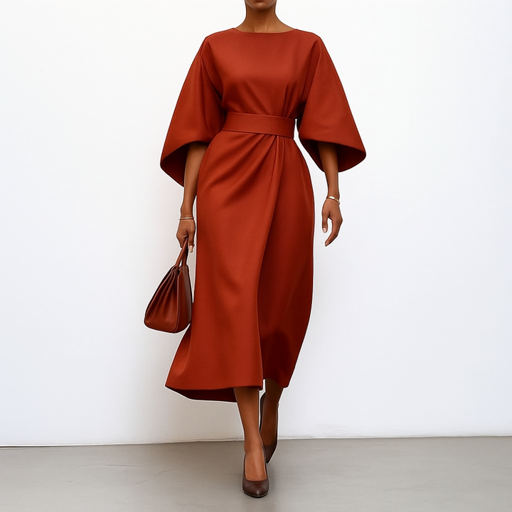 Verolyn - Batwing Sleeve Maxi Dress
