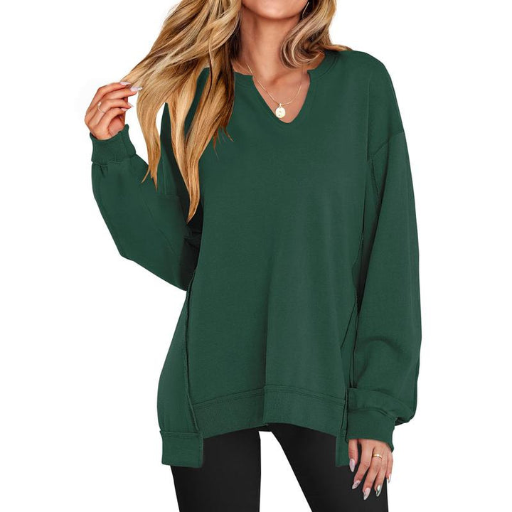 Verolyn - Oversized V-Neck Sweatshirt