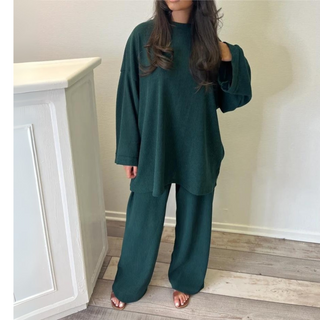 Verolyn - Loose Top Wide Leg Set