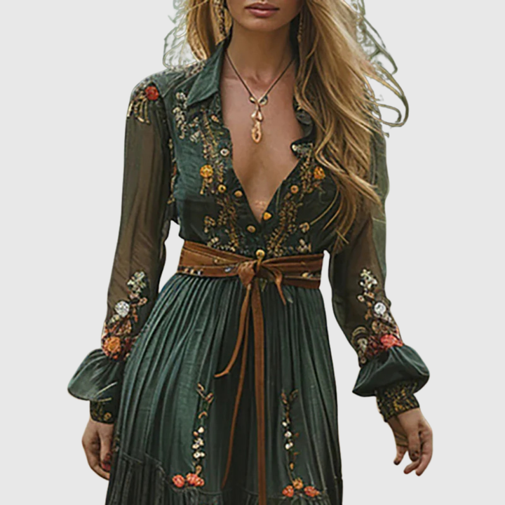 Verolyn - Romantic Boho Maxi Dress