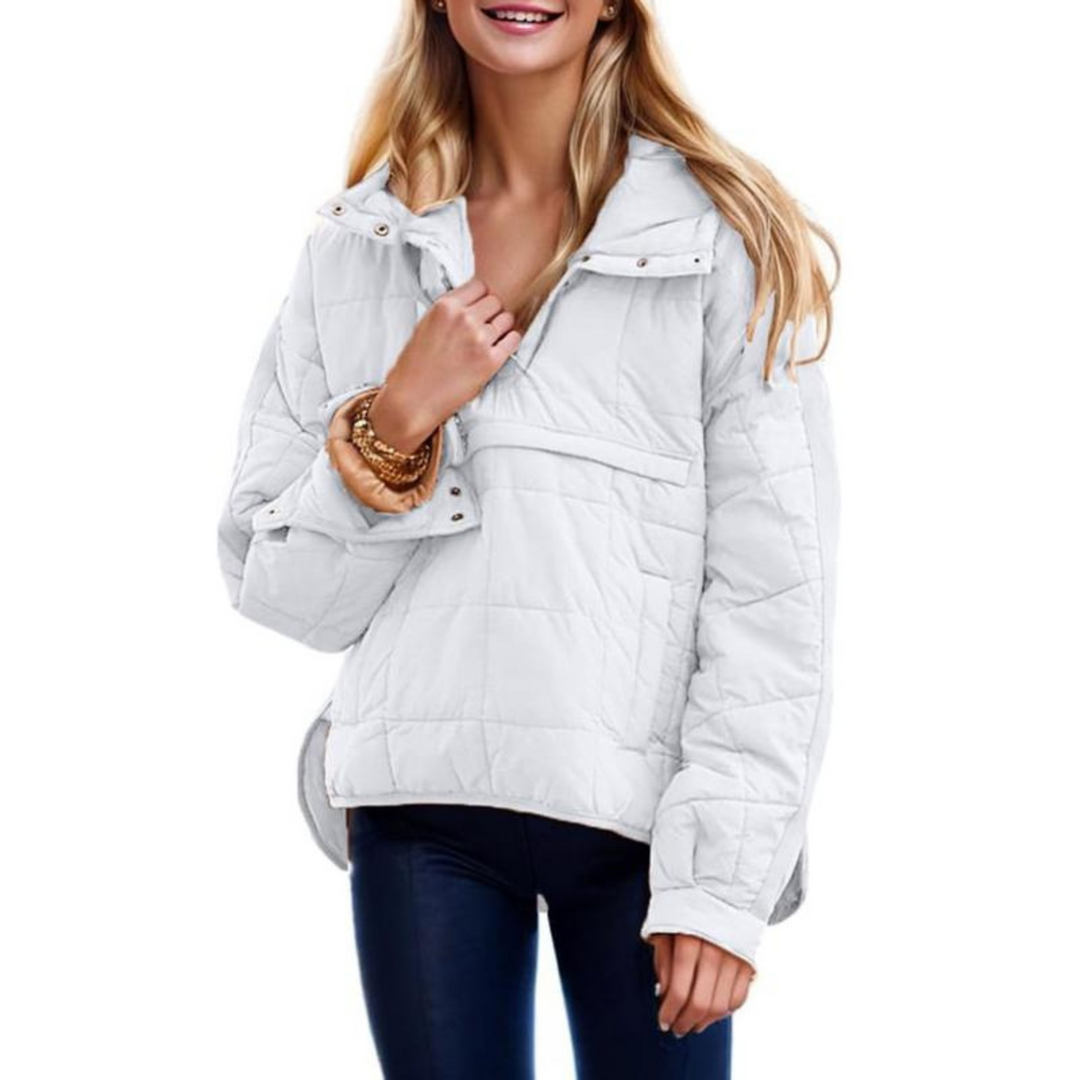 Verolyn - Oversized Hooded Pullover Jacket