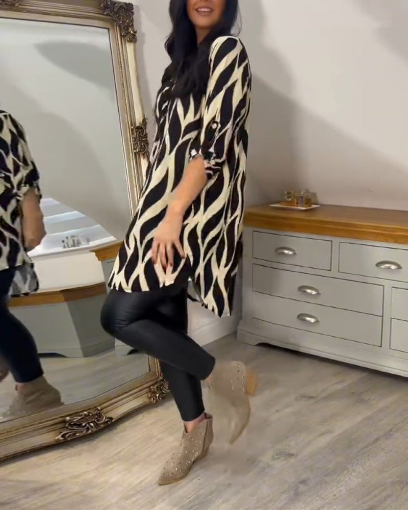 Verolyn - Printed Loose Fit Top
