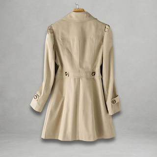 Tailored Autumn Trench Coat in Black — VerolynBoutique