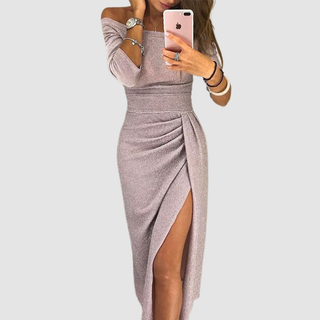 Verolyn - Halter Neck Gala Maxi Dress