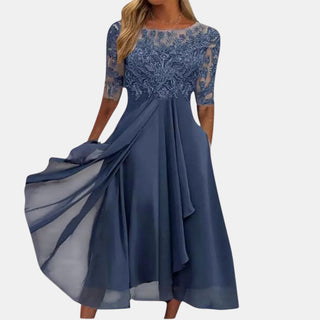 Verolyn - Classic Lace Midi Dress