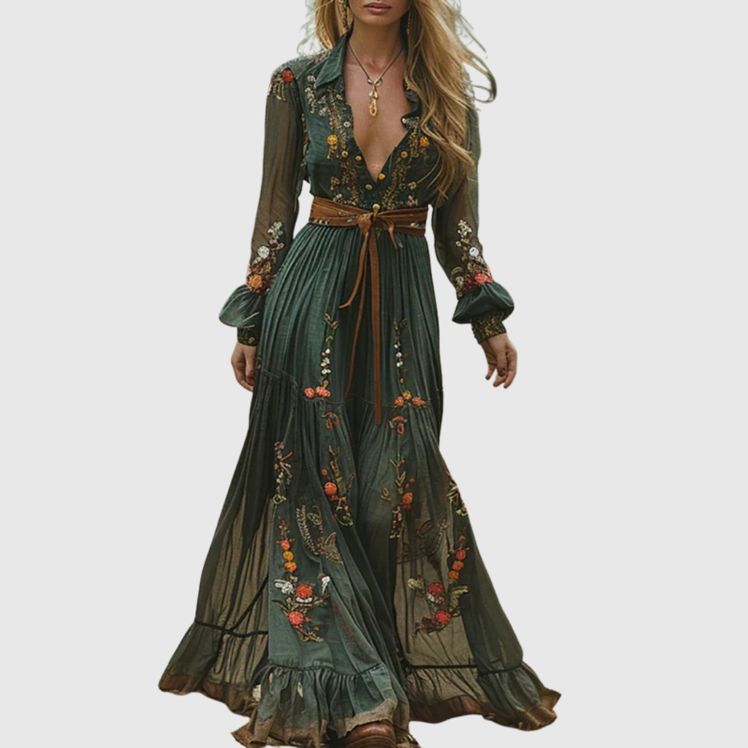 Verolyn - Romantic Boho Maxi Dress