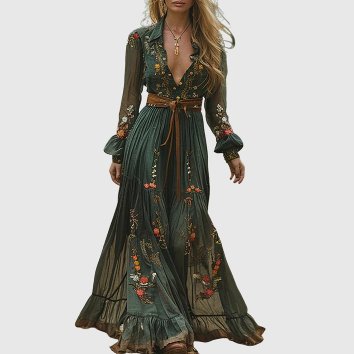 Verolyn - Romantic Boho Maxi Dress