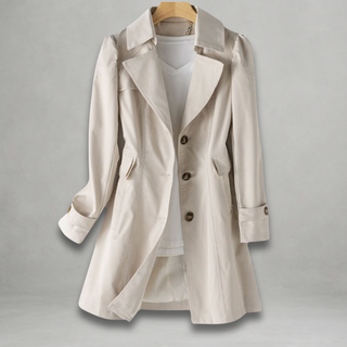 Tailored Autumn Trench Coat in Khaki — VerolynBoutique