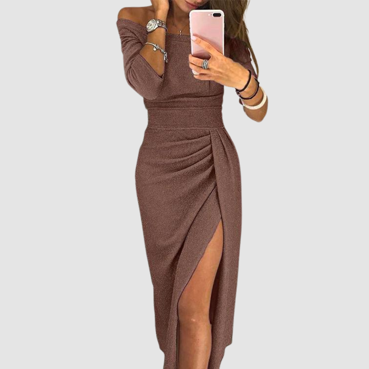 Verolyn - Halter Neck Gala Maxi Dress