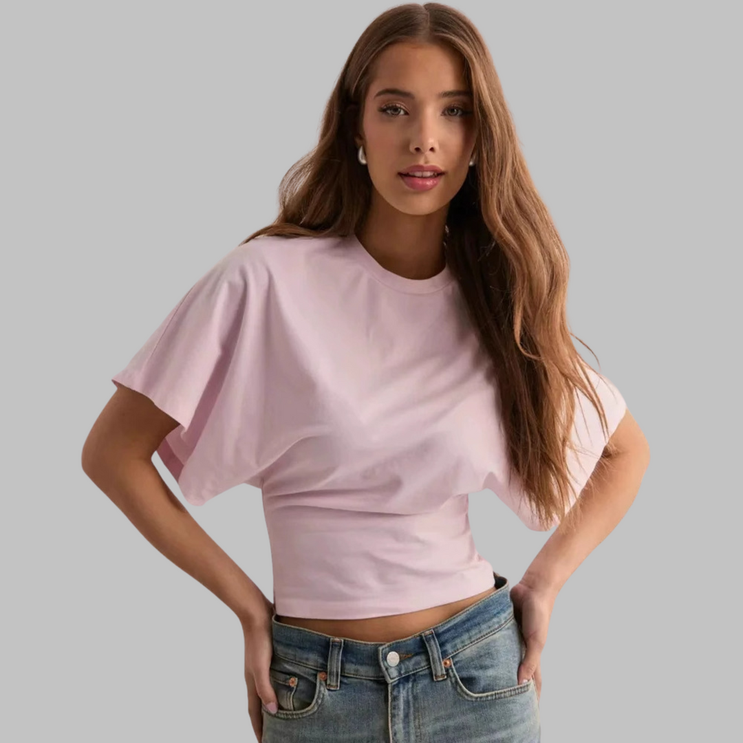 Verolyn - Fitted Half Sleeve Top