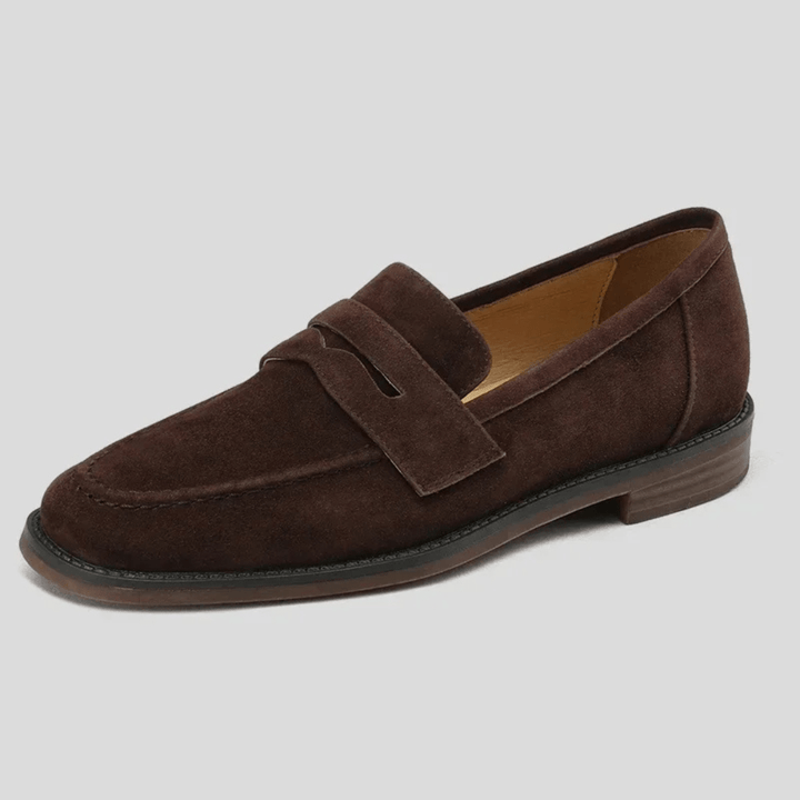 Vintage Penny Loafers in Brown — VerolynBoutique