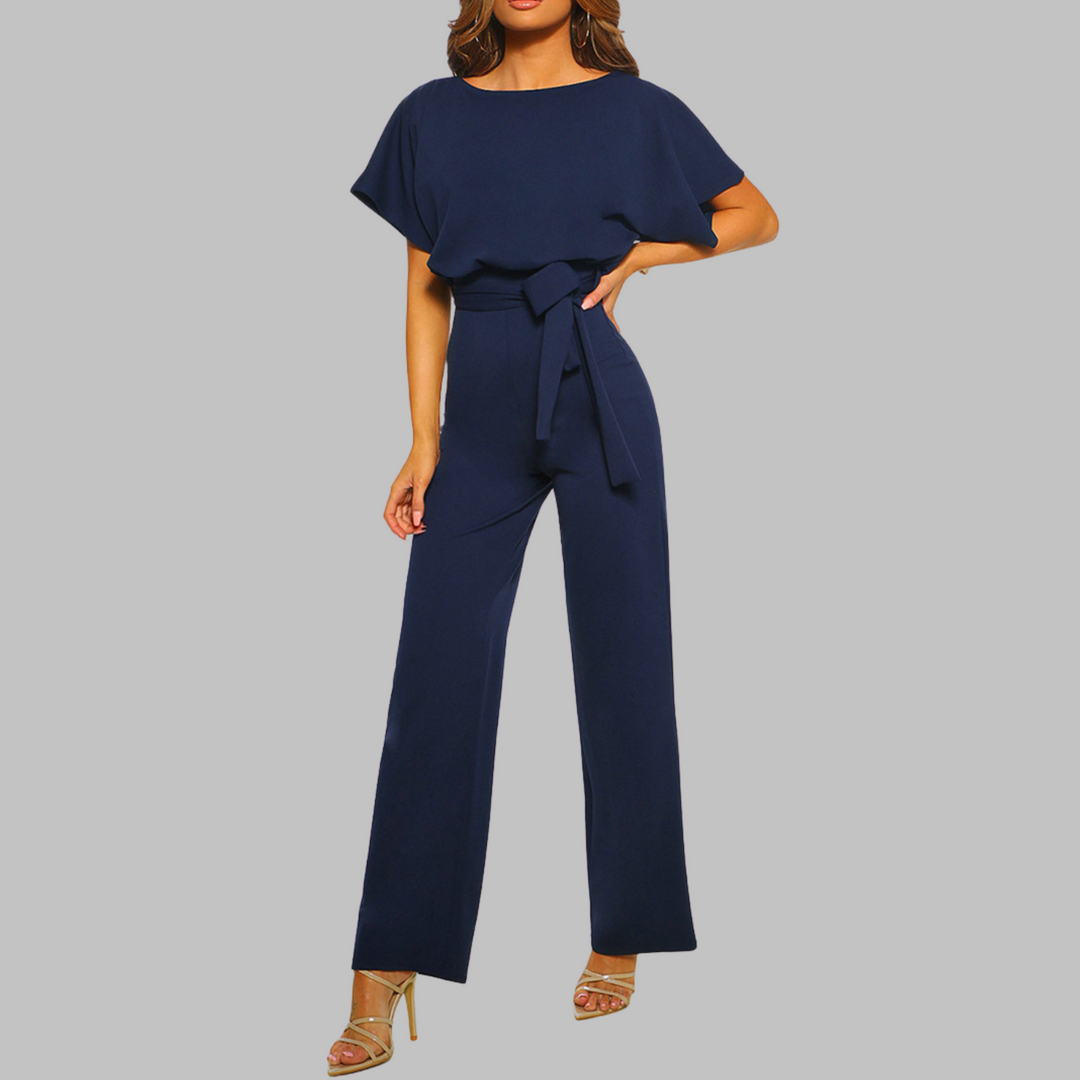 Verolyn - Tie Front Batwing Jumpsuit