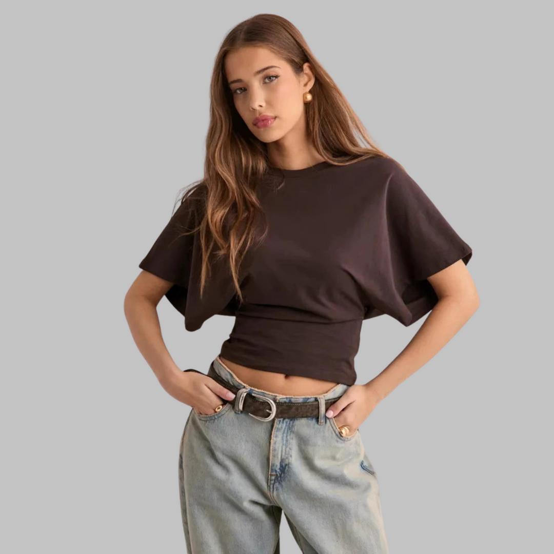 Verolyn - Fitted Half Sleeve Top