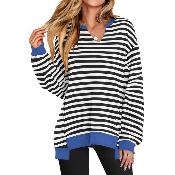 Verolyn - Oversized V-Neck Sweatshirt