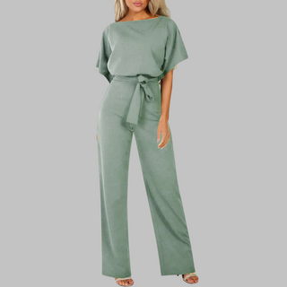 Verolyn - Tie Front Batwing Jumpsuit