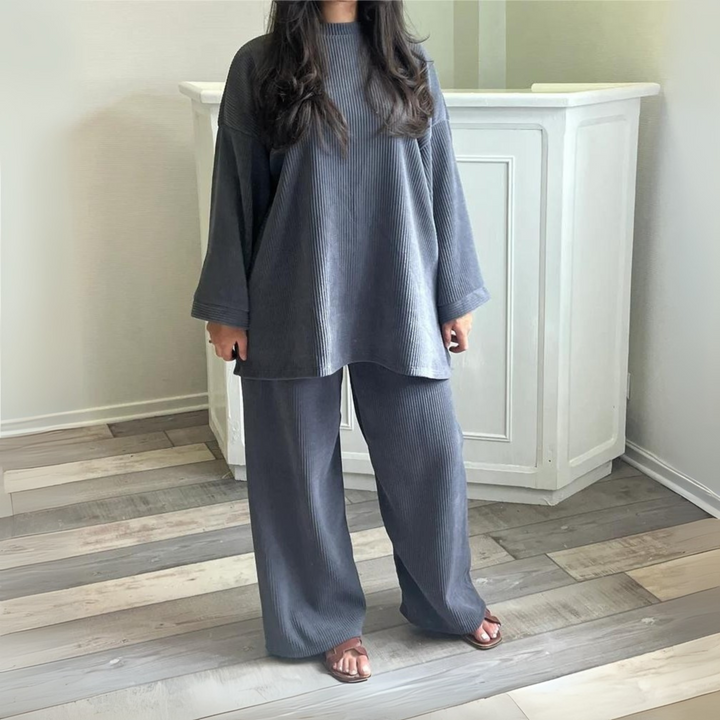 Verolyn - Loose Top Wide Leg Set