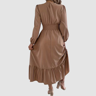 Verolyn - Ruffled Hem Midi Dress