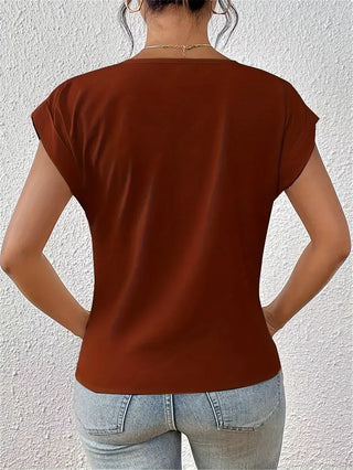 Verolyn - Classic V-Neck Top