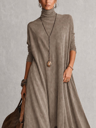 Verolyn suede-look lace hem maxi dress – view 13