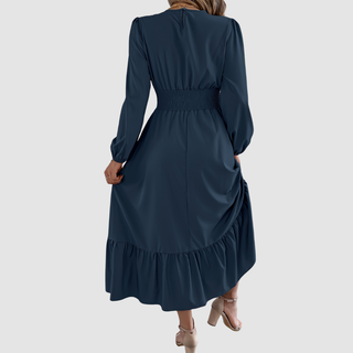 Verolyn - Ruffled Hem Midi Dress