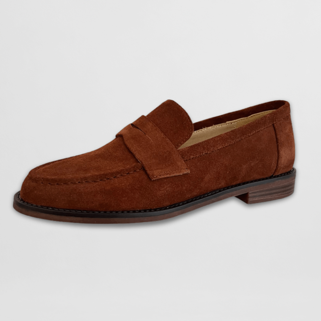 Vintage Penny Loafers in Coffee Brown — VerolynBoutique