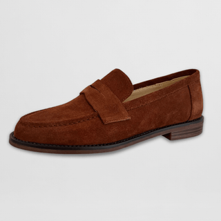 Vintage Penny Loafers in Coffee Brown — VerolynBoutique