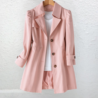 Belted Vintage Trench Coat in Beige — VerolynBoutique
