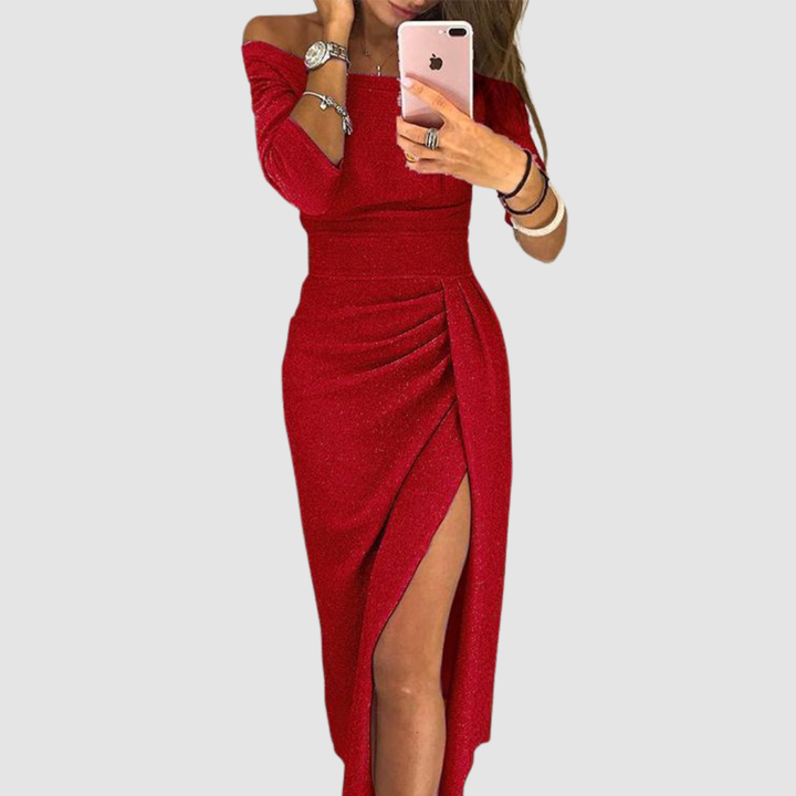 Verolyn - Halter Neck Gala Maxi Dress