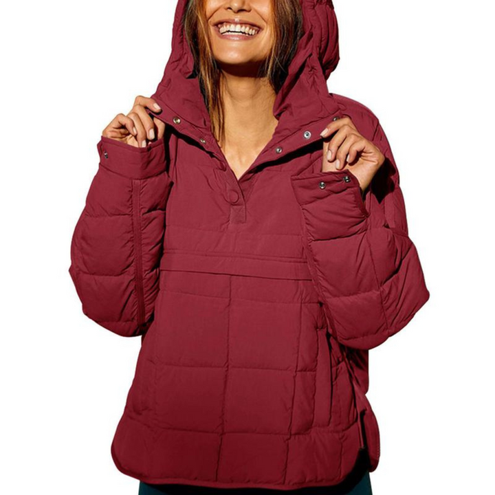 Verolyn - Oversized Hooded Pullover Jacket