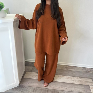 Verolyn - Loose Top Wide Leg Set